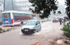 Heavy rains lash city ; water logging at several places
